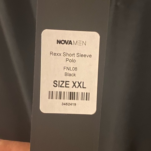 NOVA MEN XXL POLO BUTTERFLIES brand new - Picture 4 of 4